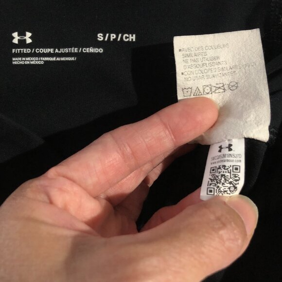 Under Armour Pants Womens Size S Black Training Motion Flare Pocket Pull On - Picture 12 of 12